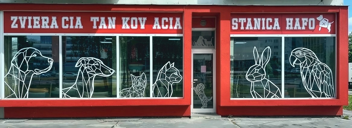 Výklad predajne Zvieracia tankovacia stanica Hafo na Štúrovej 34 v Považskej Bystrici
